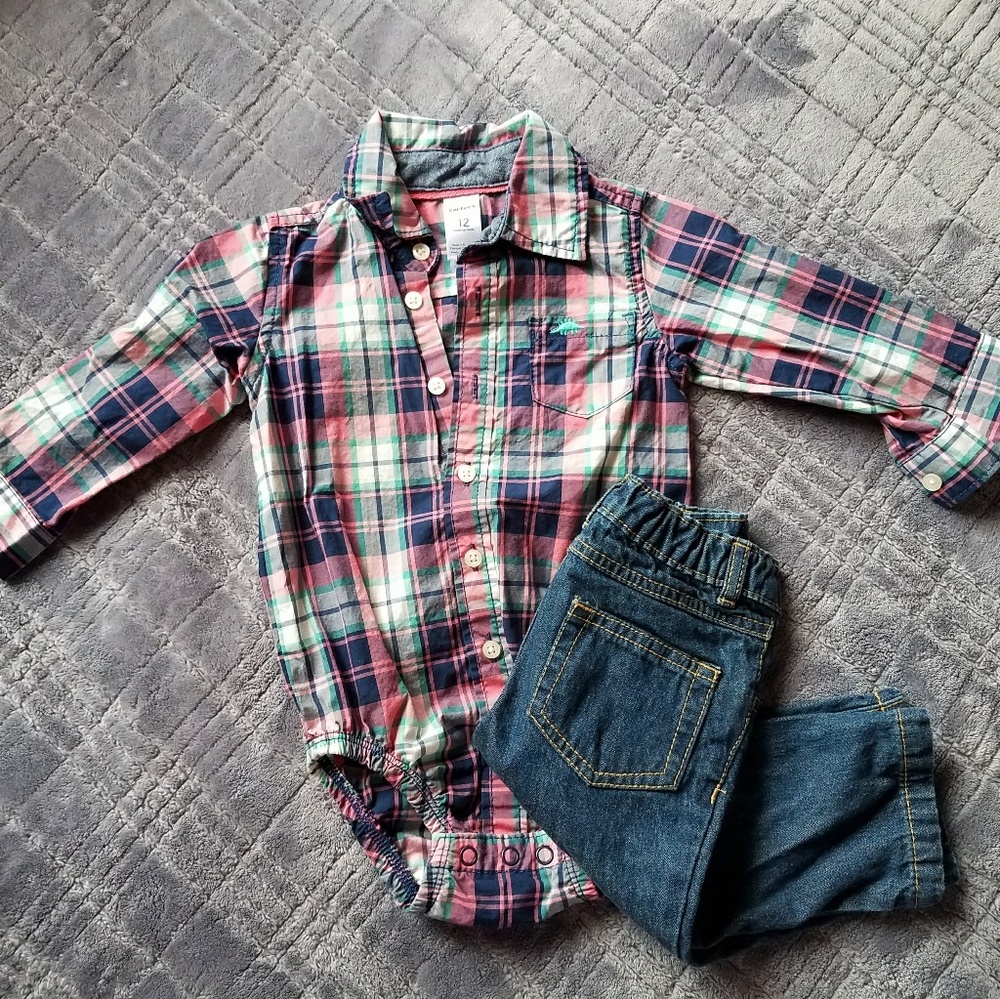 Baby Girl Carter's Outerwear Outfit